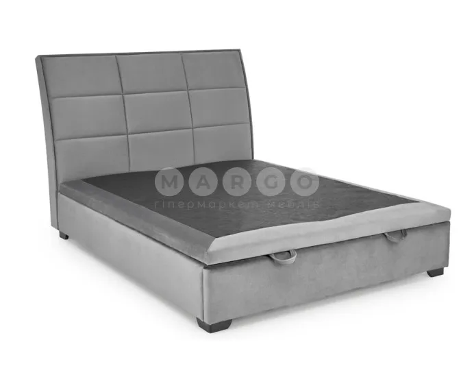 Ліжко CONTINENTAL 2 160 сірий: фото 1