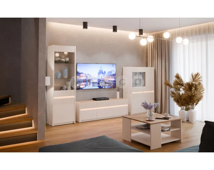 Вітрина OAK SQUERE OSQV421B пісочний-дуб маувелла: фото 6