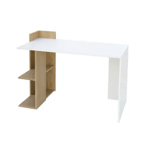 Стіл HO SHELF біла платина-дуб кам’яний