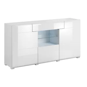 Комод 3D1S DW26 TOLEDO білий/білий глянець