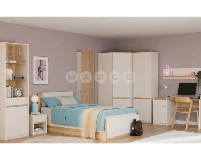 Стіл письмовий OAK SQUERE OSQB221 L пісочний-дуб маувелла: фото 5