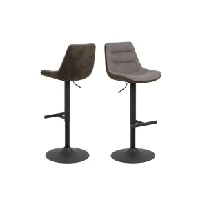 Стілець барний ADISA Basel light grey-brown 34-Preston anthracite 96