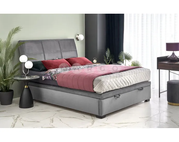 Ліжко CONTINENTAL 2 160 сірий: фото 4