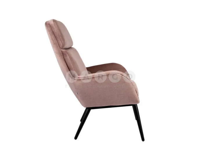 Крісло MAGNUS Milano 17 lilac-KNL чорний: фото 3
