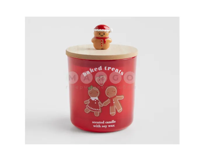 Свічка ароматична GINNO COOKIE RED (11017673302) червоний: фото 1