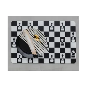Персоннік CHECKMATE 35х45 чорний-білий