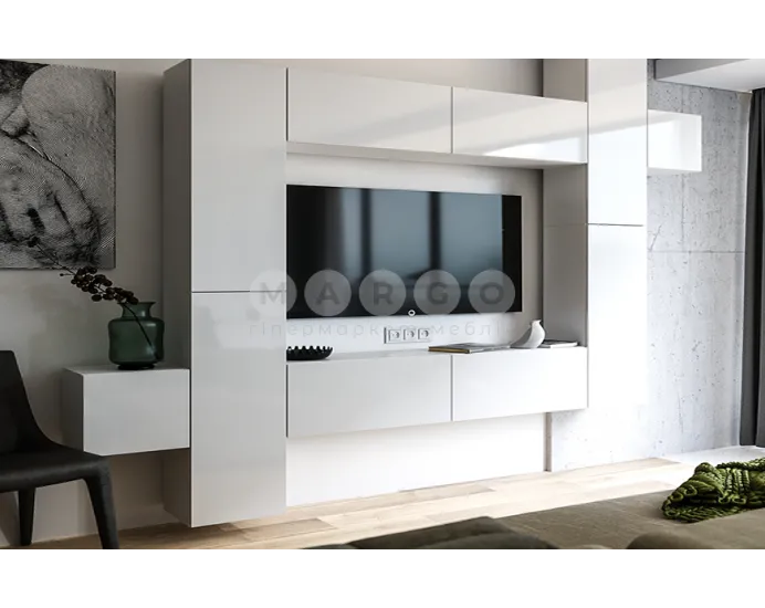 Полиця MiroMark BOX BX-20-WB Глянець Білий: фото 3