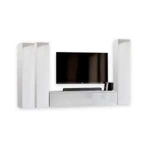 Стінка MiroMark BOX BX-TV1-WB Глянець Білий