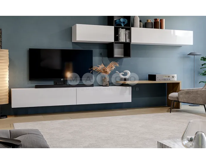 Стелаж відкритий MiroMark BOX BX-12-BL Глянець Чорний: фото 2
