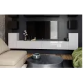 Стінка MiroMark BOX BX-F1-WB/BL Глянець Білий-Глянець Чорний: фото 5