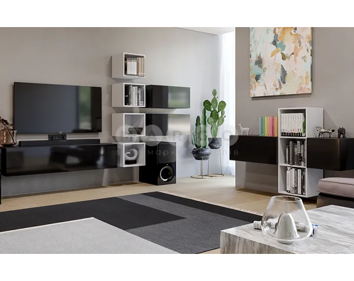 Полиця MiroMark BOX BX-10-WB Глянець Білий: фото 2