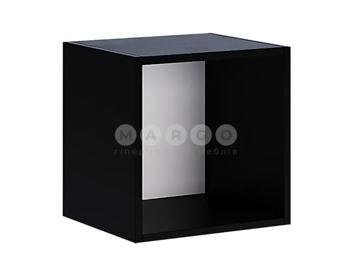 Полиця MiroMark BOX BX-10-BL Глянець Чорний: фото 1