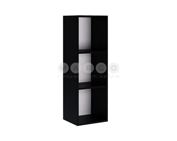 Стелаж відкритий MiroMark BOX BX-12-BL Глянець Чорний: фото 1