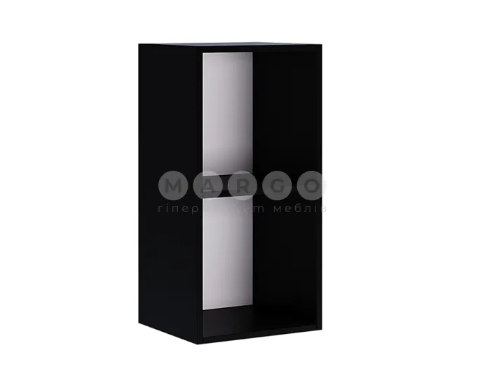 Стелаж відкритий MiroMark BOX BX-15-BL Глянець Чорний: фото 1