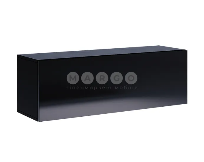 Стінка MiroMark BOX BX-F4-WB/BL Глянець Білий-Глянець Чорний: фото 4