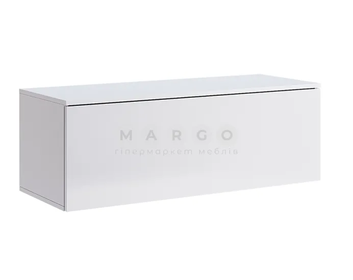 ТВ тумба MiroMark BOX BX-42-WB Глянець Білий: фото 1