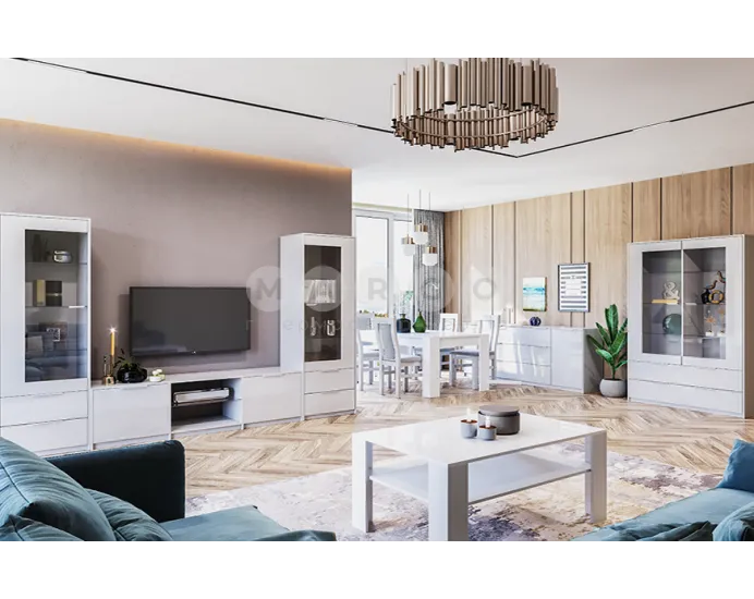 Полиця MiroMark Рома/Roma RM-191-WB Глянець Білий: фото 3