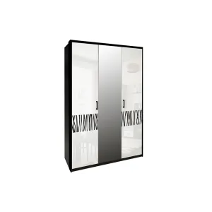 Шафа MiroMark Терра/Terra TR-13-WB Глянець Білий-Чорний Мат