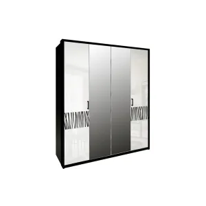 Шафа MiroMark Терра/Terra TR-14-WB Глянець Білий-Чорний Мат