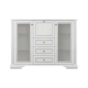 Комод Gerbor White/Вайт 2W3S1B ясен сніжний-сосна срібна