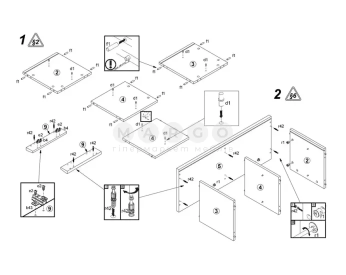 Комод Gerbor Go/Гоу REG1D-4-9 дуб сонома: фото 2