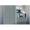 Стелаж закритий Gerbor Kabi/Кабі REG 4D2S-220 попелястий-антрацит: фото 4