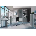 Стелаж закритий Gerbor Kabi/Кабі REG 4D2S-220 попелястий-антрацит: фото 6
