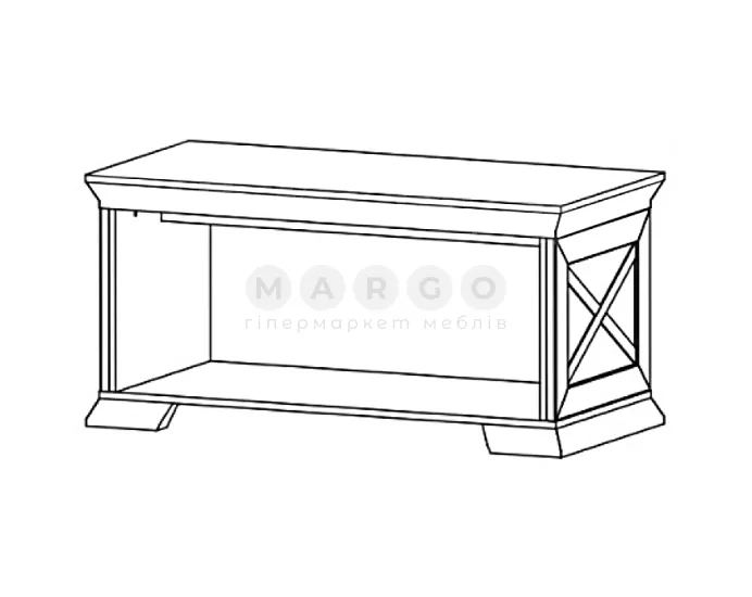 Стіл журнальний Gerbor Marsel/Марсель ясен сніжний-дуб сонома трюфель: фото 3