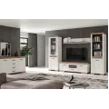 Вітрина Gerbor Marsel/Марсель REG1D1W ясен сніжний-дуб сонома трюфель: фото 2