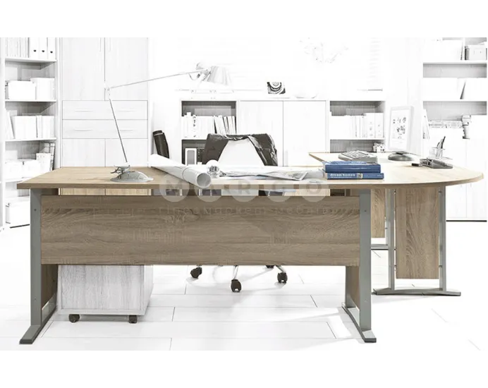 Стіл письмовий Gerbor Office Line/Офіс Лайн BIU 140 дуб сонома: фото 2