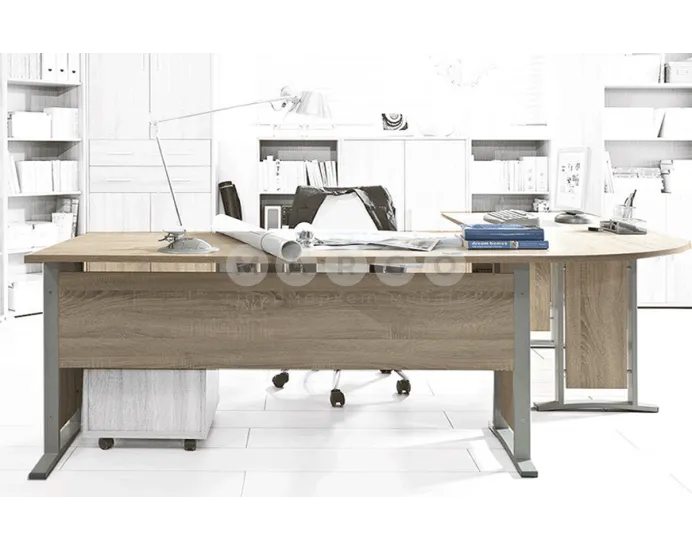 Стіл письмовий Gerbor Office Line/Офіс Лайн BIU 160 дуб сонома: фото 2