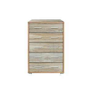 Комод Gerbor Office Line/Офіс Лайн KOM 5S-79-114 дуб сонома