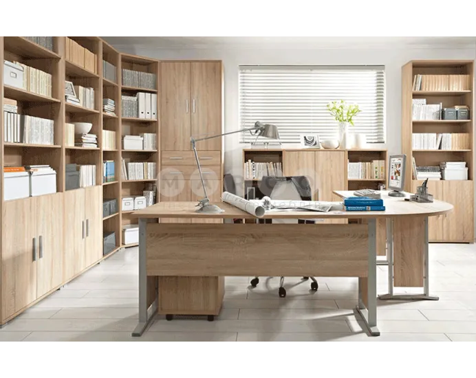 Стелаж закритий Gerbor Office Line/Офіс Лайн REG 4D2S-220 дуб сонома: фото 3