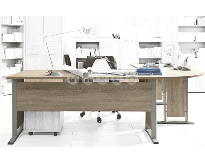 Стелаж закритий Gerbor Office Line/Офіс Лайн REG 4D2S-220 дуб сонома: фото 4