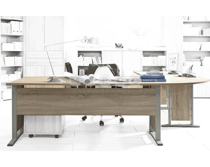 Шафа Gerbor Office Line/Офіс Лайн REG 2D-79-220 дуб сонома: фото 2