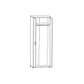 Шафа Gerbor Office Line/Офіс Лайн SZF 2D-79-220 дуб сонома: фото 4