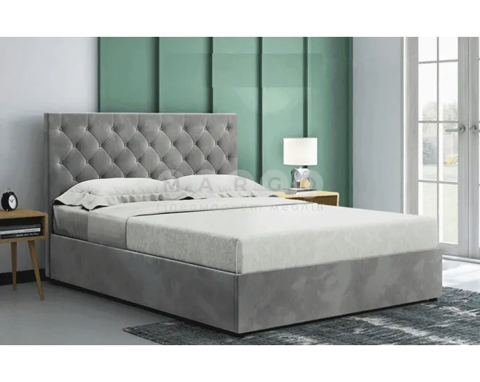 Ліжко двоспальне GreenSofa Манхеттен (глейд) 160x200 (з ламелями): фото 1