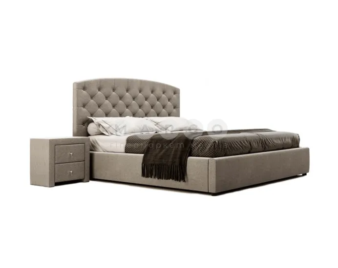 Ліжко двоспальне GreenSofa Манхеттен-3 (глейд) 160x200 (з ламелями): фото 1