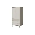 Шафа JUREK MEBLE MARLY REG 1 кашемір-горіх: фото 1