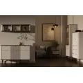 Шафа JUREK MEBLE MARLY REG 1 кашемір-горіх: фото 3