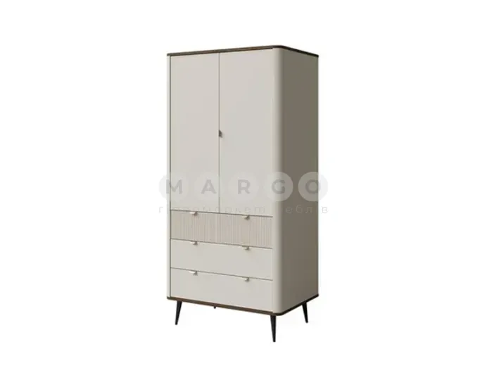 Шафа JUREK MEBLE MARLY REG 1 кашемір-горіх: фото 1