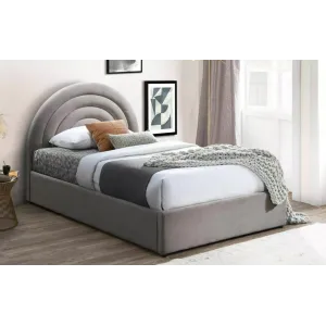 Ліжко односпальне Signal POLLY VELVET 120 темно-бежевий