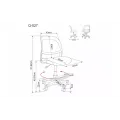 Крісло офісне Signal Q-027 рожевий: фото 4